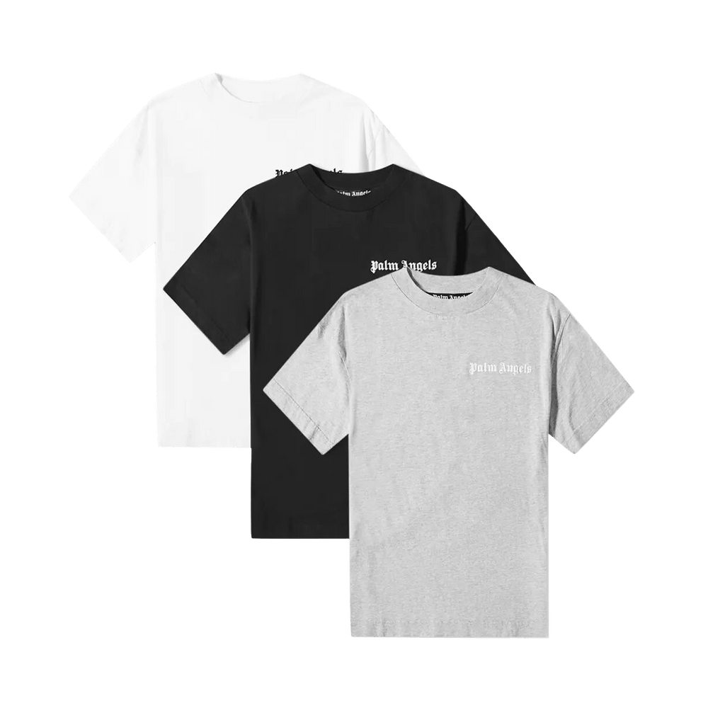 Palm Angels PMAA070C99JER001 3枚セット TRIPACK BASIC T-shirt Buy Palm Angels Tripack Basic Tee 'Multicolor