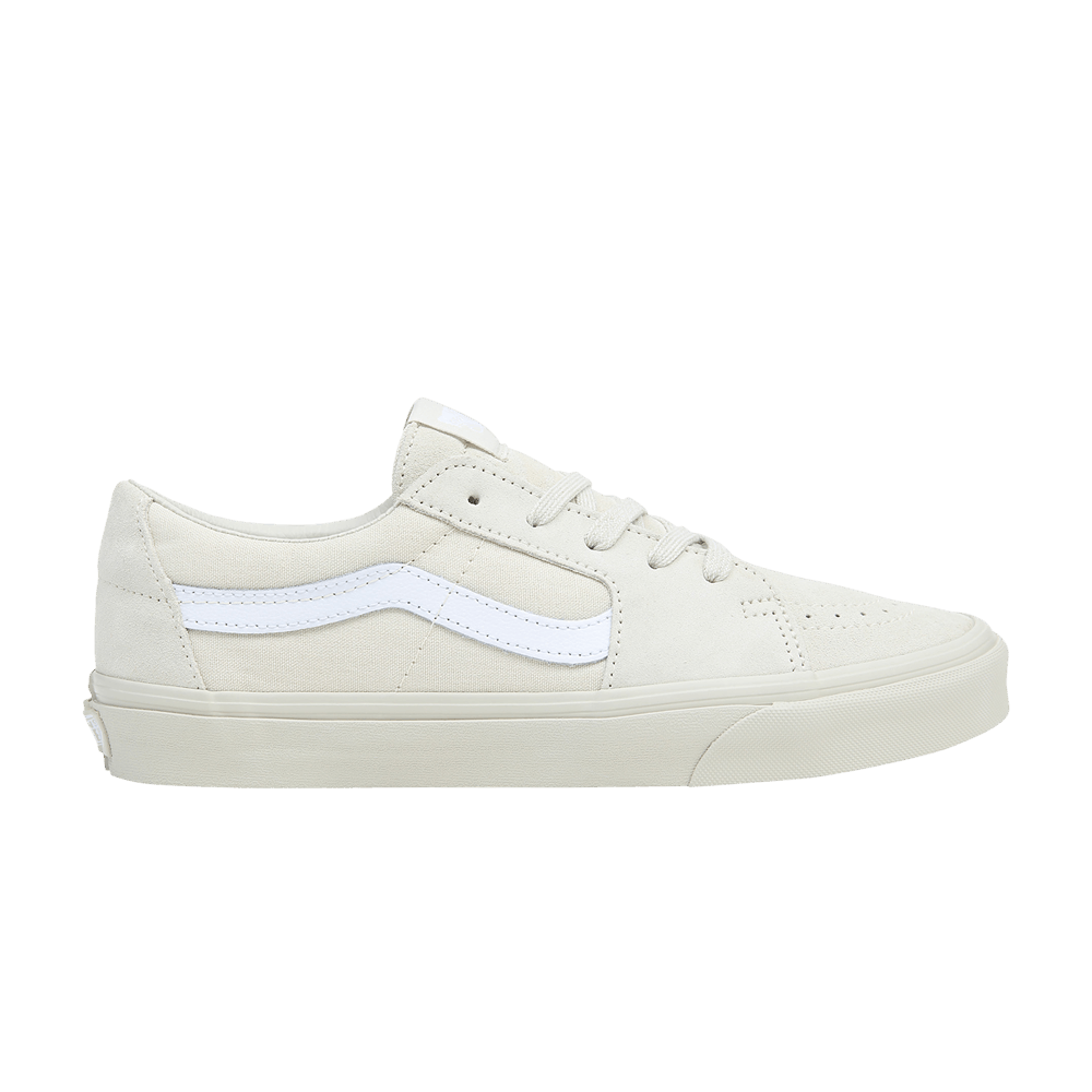 Vans Sk8-Low Contrast Bone & White Skate Shoes | Zumiez