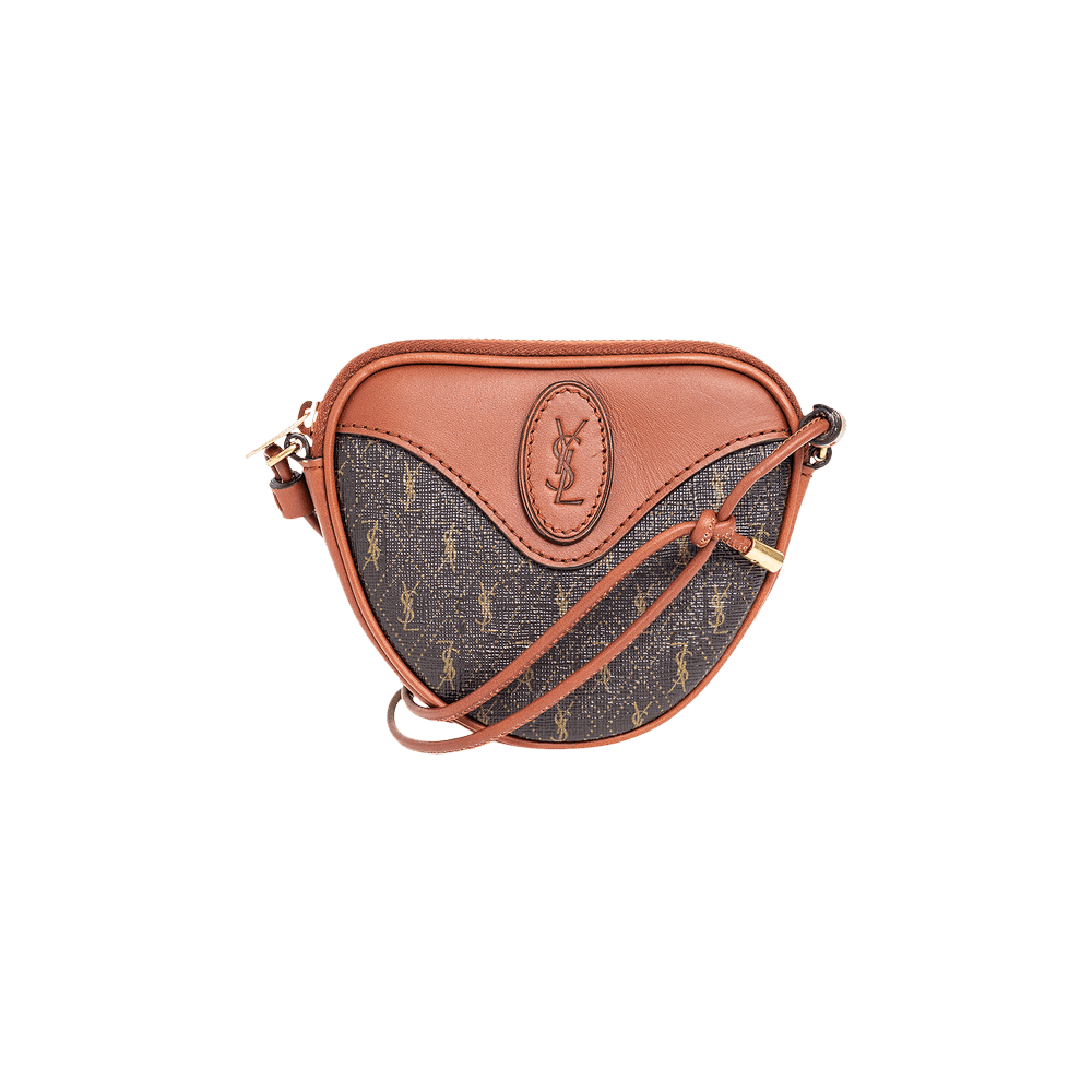Saint Laurent coin case monogram 438386 pink beige leather purse small wallet  key SAINT LAURENT PARIS