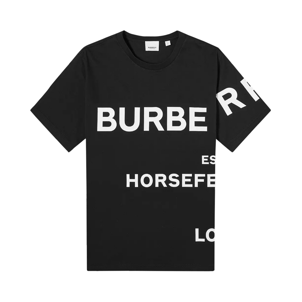 Buy Burberry Horseferry Print Oversized T-Shirt 'Black/White