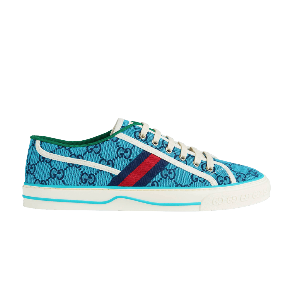 Gucci Monogram Pattern Canvas Sneakers - Pink Sneakers, Shoes - GUC1302882