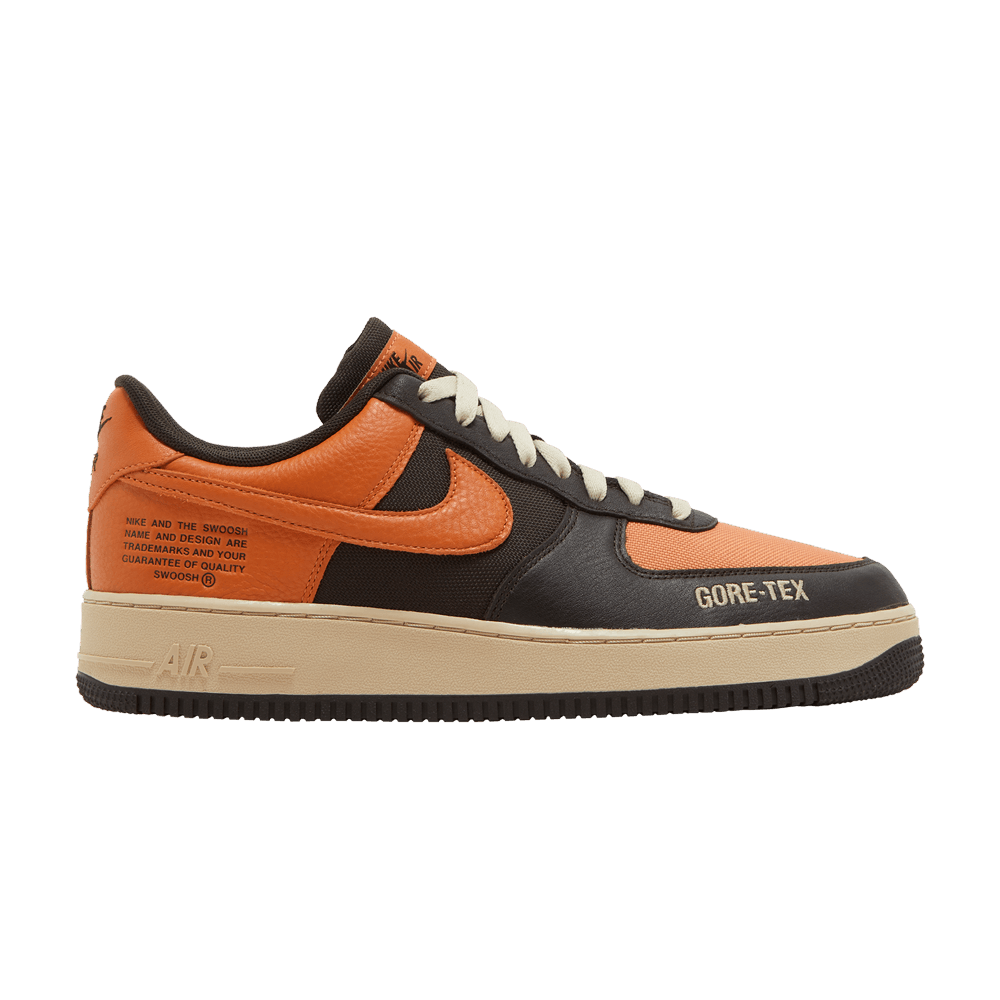 Nike Air Force 1 Low GORE TEX Brown Orange Shoes Size 10