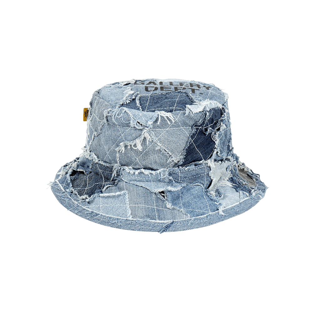 Buy Gallery Dept. Recycled Denim Roadman Bucket Hat 'Blue' - RDQBH