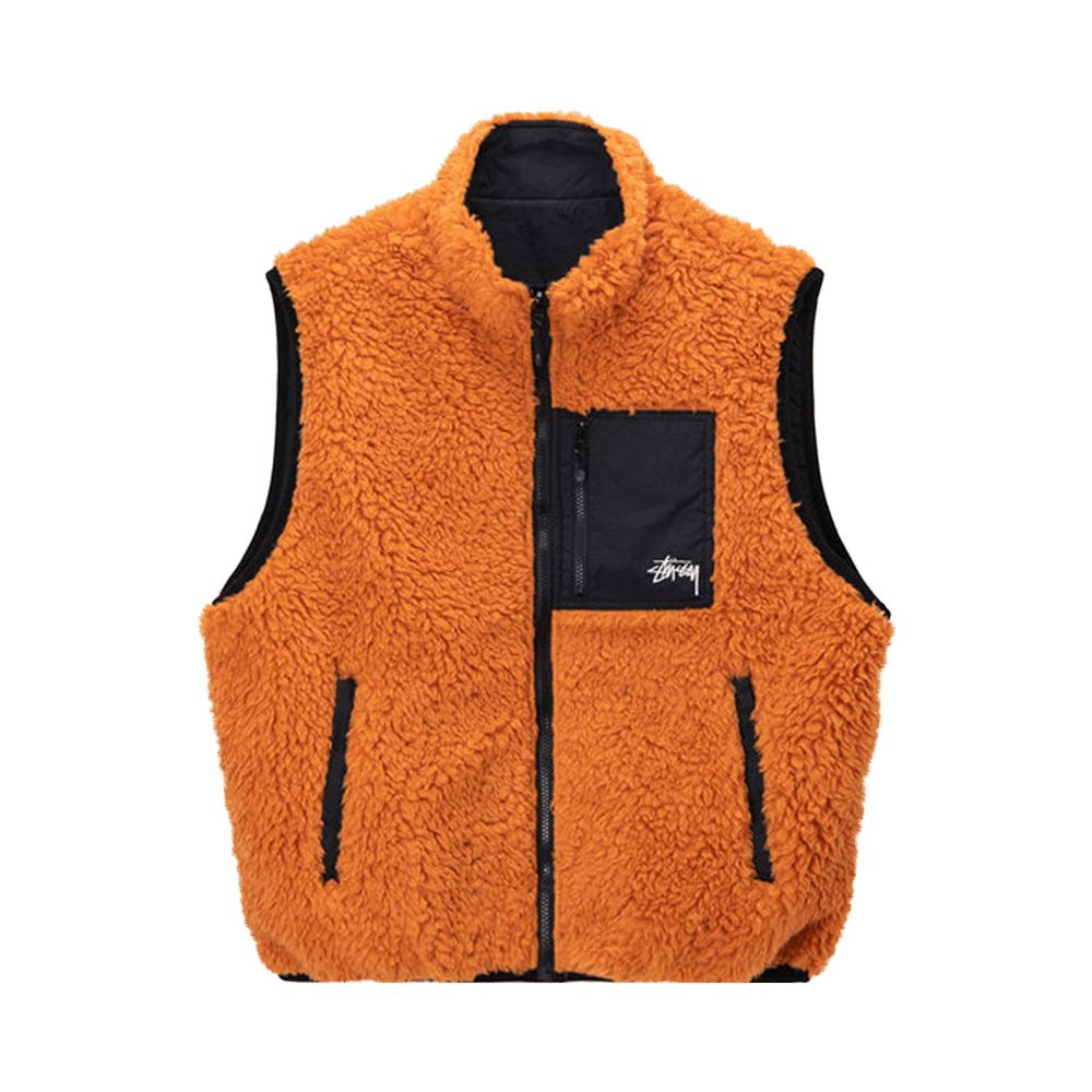 Buy Stussy Sherpa Vest 'Orange' - 118506 ORAN | GOAT Buy Stussy Sherpa Vest 'Orange' - 118506 ORAN | GOAT
