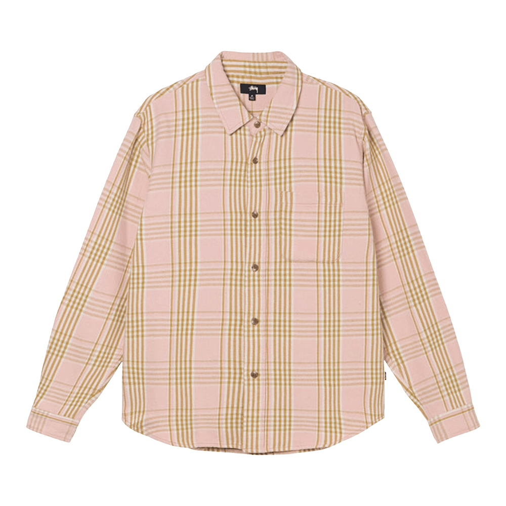 Buy Stussy Laguna Plaid Shirt 'Pink' - 1110245 PINK | GOAT