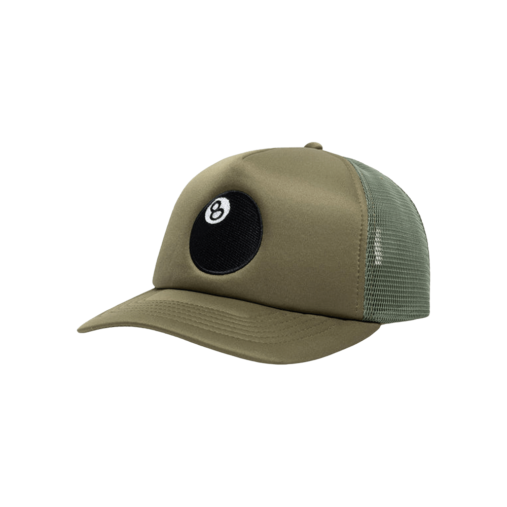 Buy Stussy 8 Ball Trucker Cap 'Moss' - 1311089 MOSS | GOAT