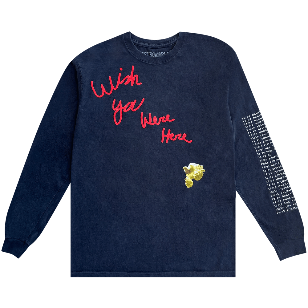 Wish you were here sweatshirt travis scott shop