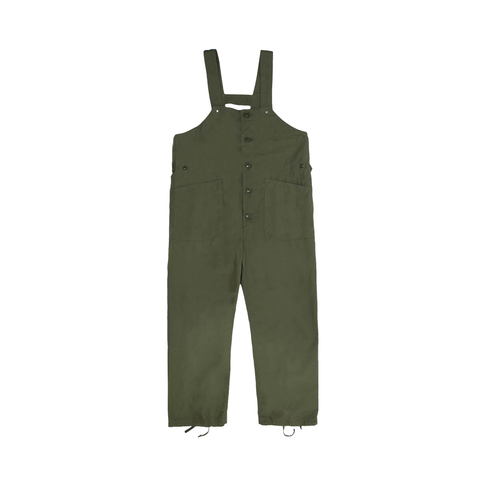 パンツ Engineered Garments OVERALLS-C/RIPSTOP Buy Engineered Garments Cotton Ripstop Overalls 'Olive' - 22S1F009