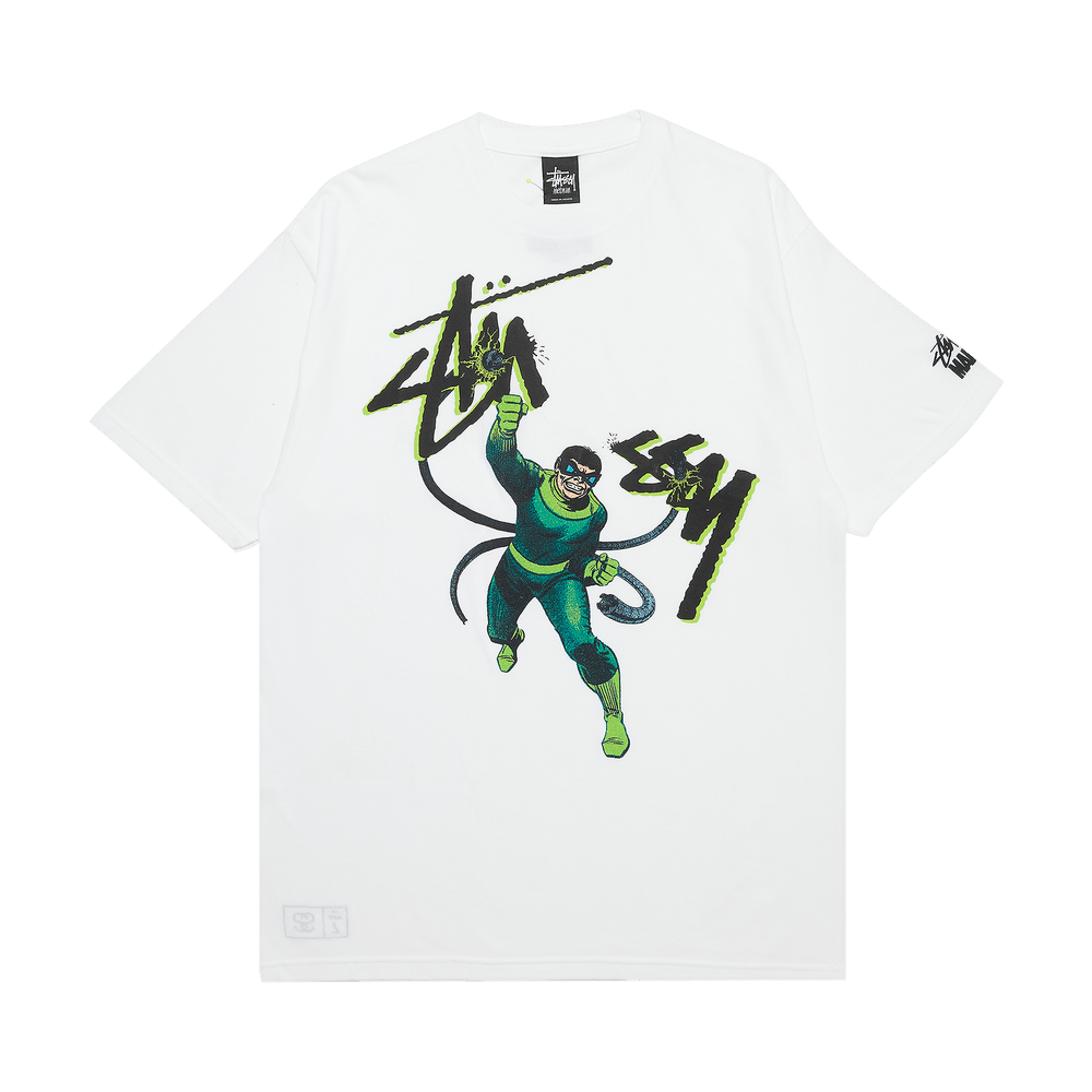 Buy Stussy x Marvel Comics Doc Ock Tee 'White' - 0535