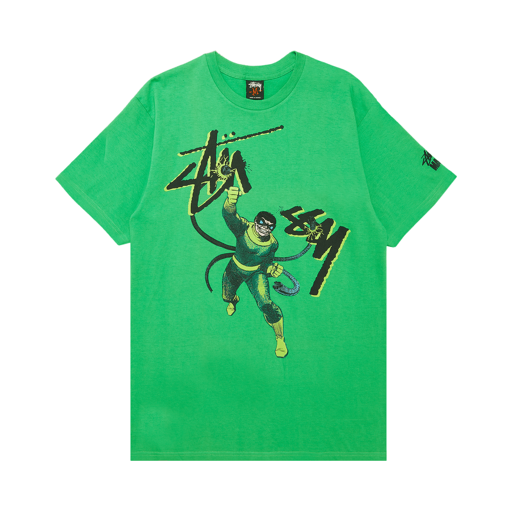 STUSSY×MARVEL Rare Marvel X Stussy Marvel Collab Logo T Shirt Medium | eBay