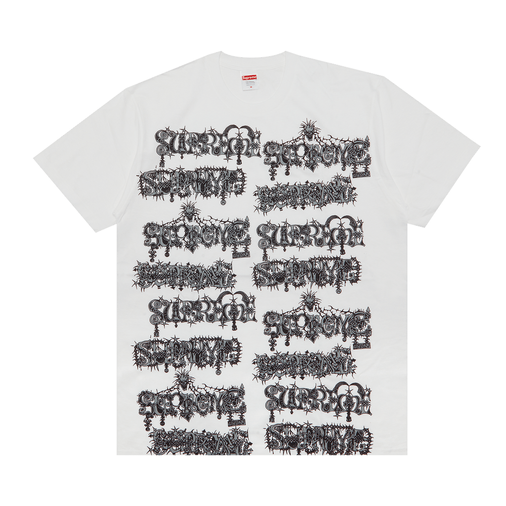 Supreme / 22AW/Wombat Tee/Tシャツ/L/コットン/WHT 1028679_00.png.png
