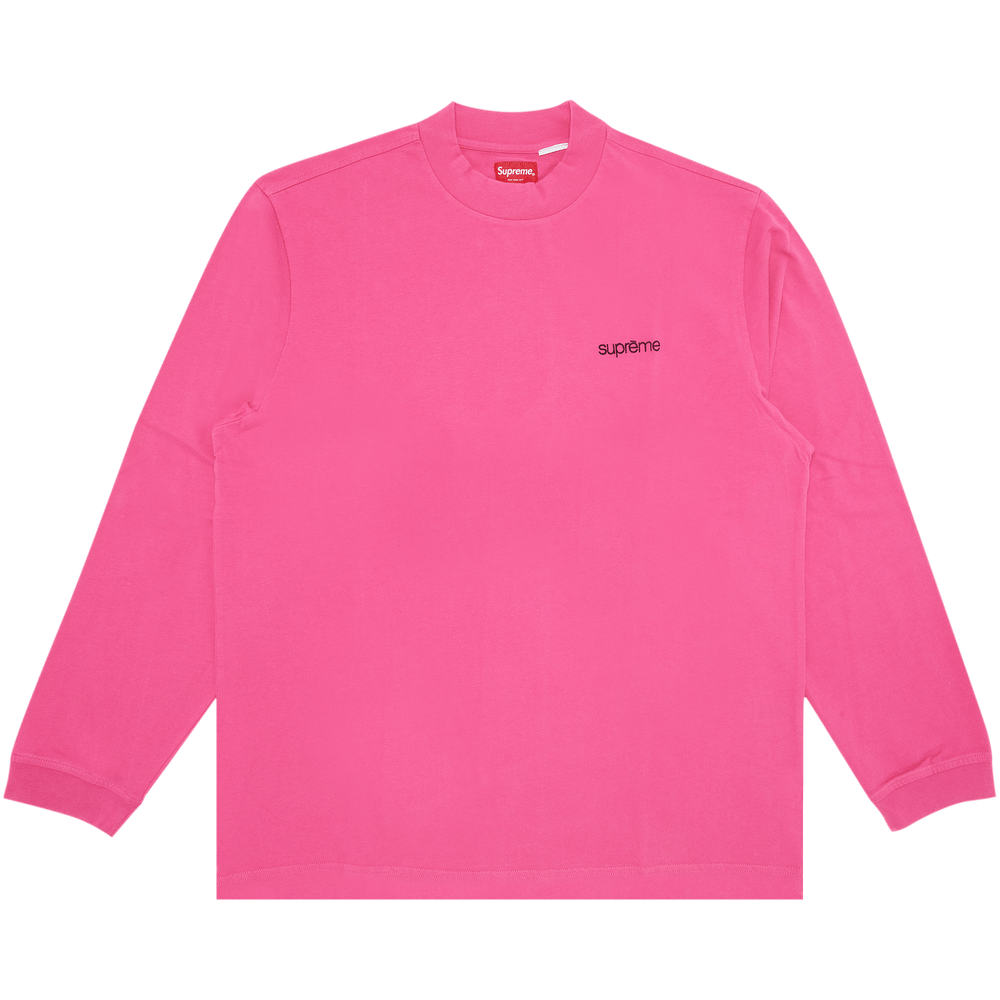 Buy Supreme Mock Neck Long-Sleeve Top 'Bright Pink' - FW22KN27 BRIGHT PINK  | GOAT