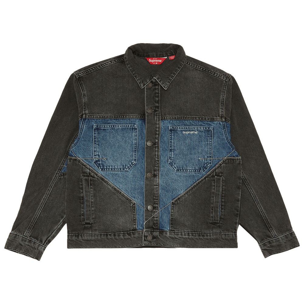 2-Tone Paneled Denim Jacket - fall winter 2022 - Supreme