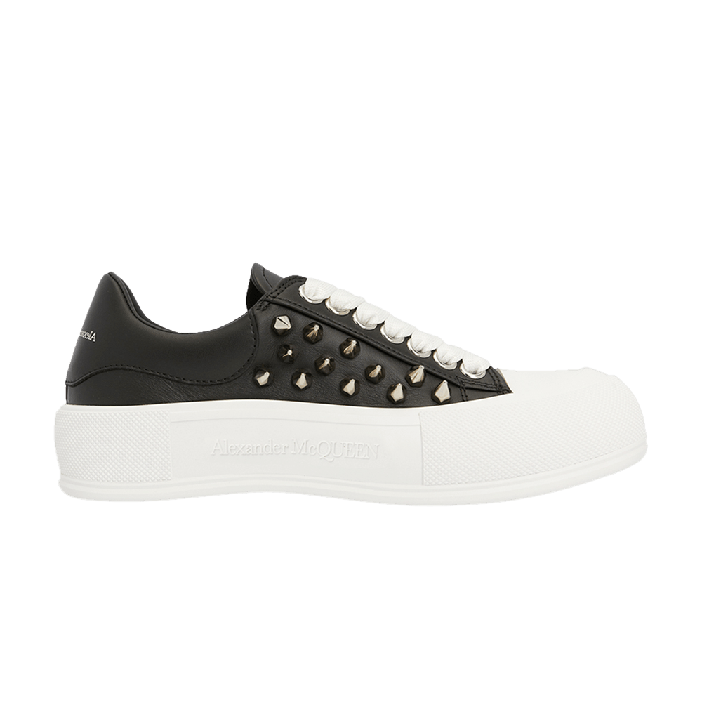 Buy Alexander McQueen Deck Plimsoll 'Studded - Black Buy Alexander McQueen Deck Plimsoll 'Studded - Black