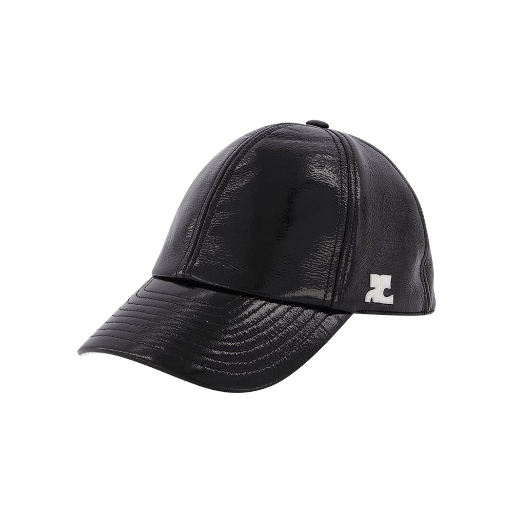 Buy Courrèges Classic Cap 'Black' - 321ACT002VY00034034 | GOAT