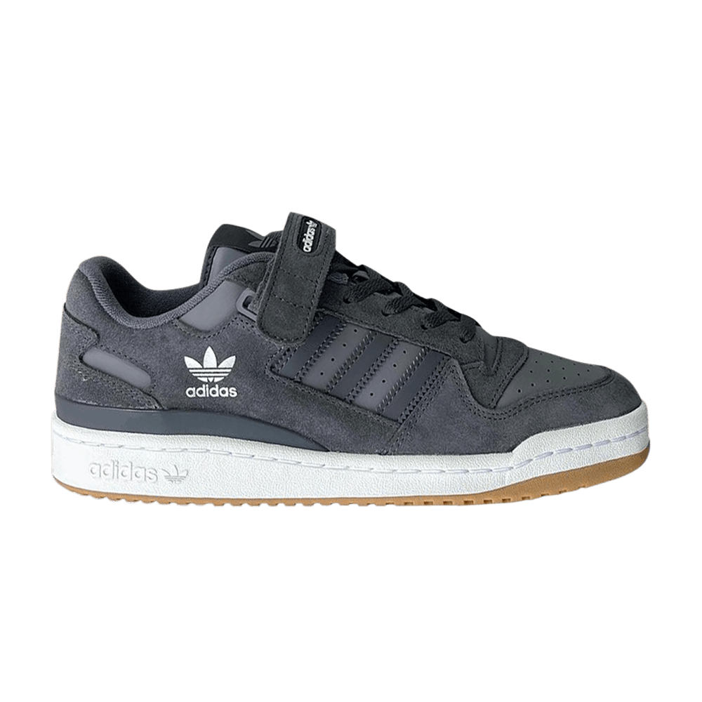 adidas gazelle silver green womens Forum Low CL Clay Leather Dark Green / 6.5 / M
