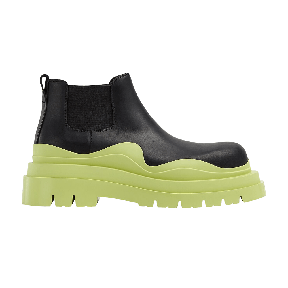 Buy Bottega Veneta Tire Cropped Boot 'Black Seagrass' - 630281