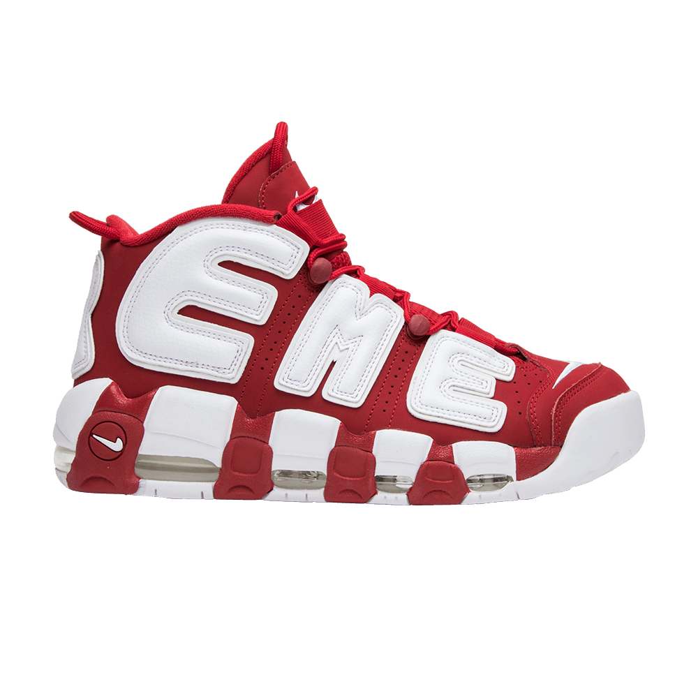 Buy Supreme x Air More Uptempo 'Red' - 902290 600 | GOAT