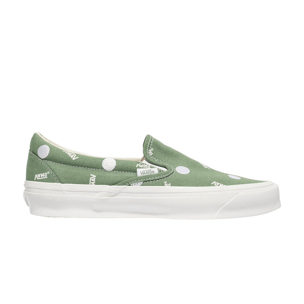 Vans OG Classic Slip-On Lx Polka Dot - Green