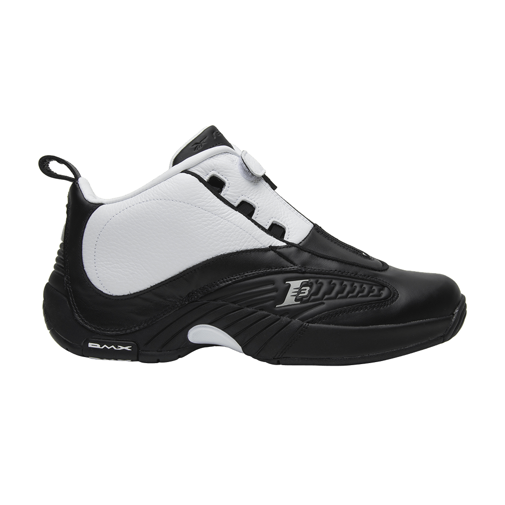 Black and white allen iverson shoes outlet