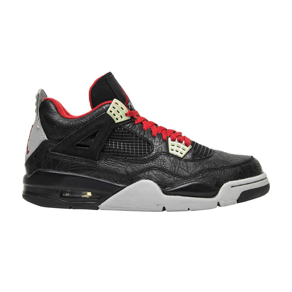 Jordan retro 4 black laser clearance