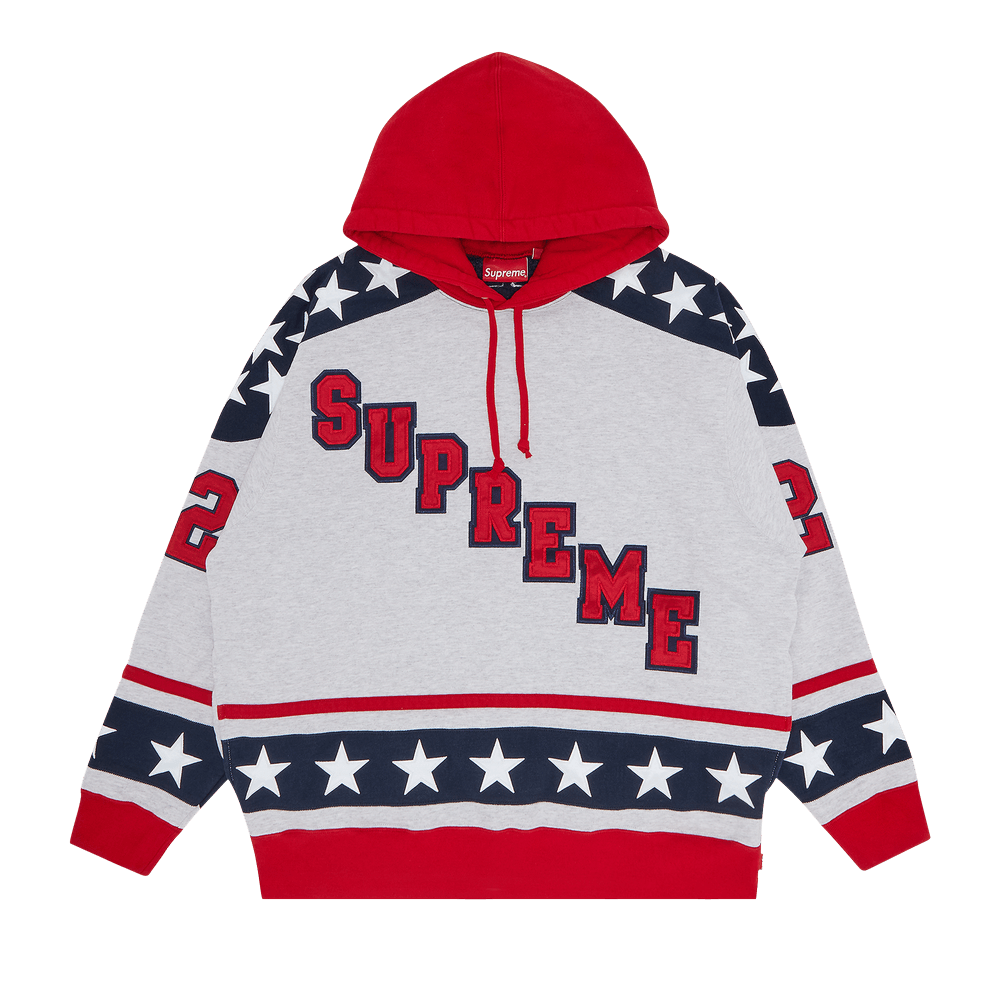 Supreme Hockey Hooded Sweatshirt (FW22) Brown