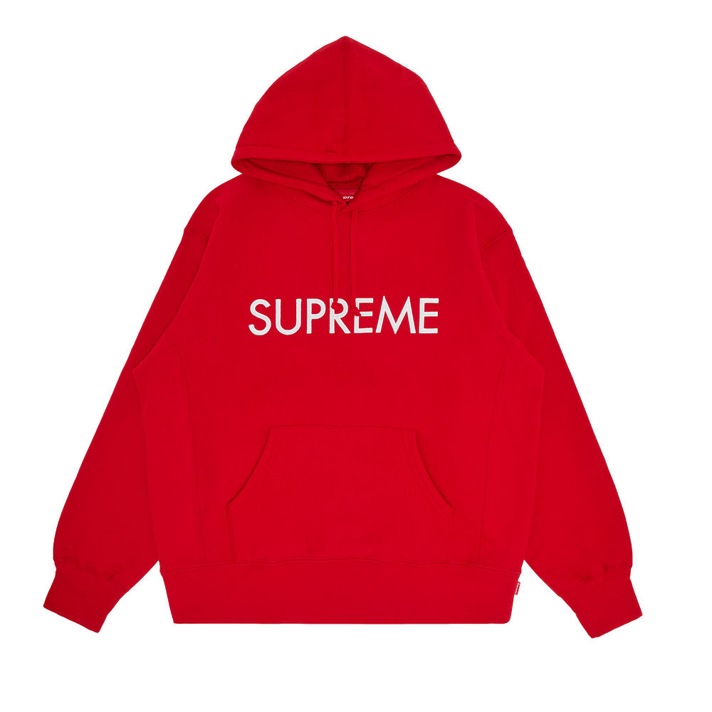 Buy Supreme Capital Hooded Sweatshirt 'Red' - FW22SW69 RED