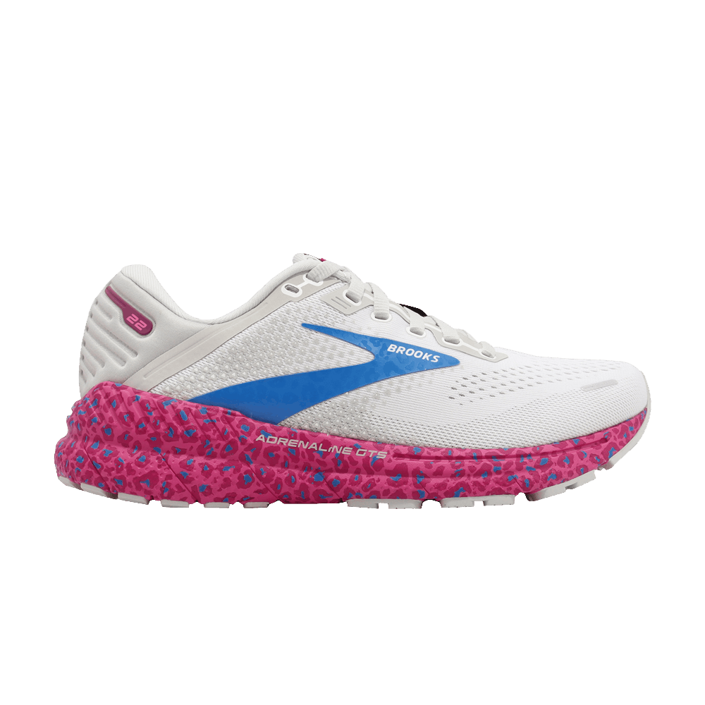 Brooks Wmns Adrenaline Gts 22 'white Brilliant Leopard'