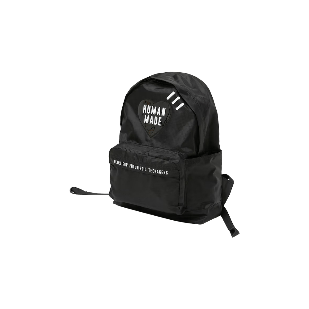 Human Made Rip-Stop Heart Backpack 'Black' | GOAT