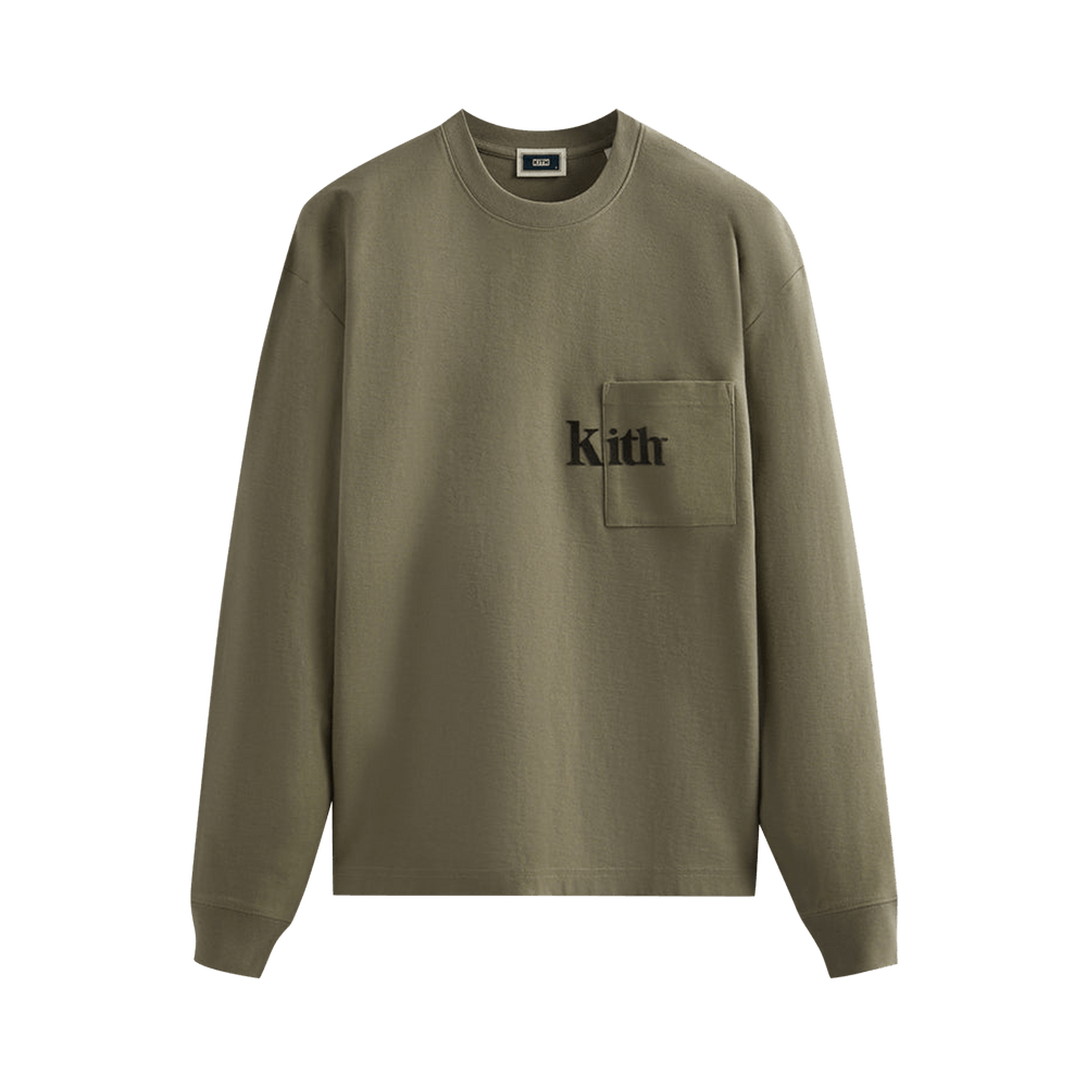 Buy Kith Long Sleeve Quinn Tee Palomino KHM030634 249 GOAT CA