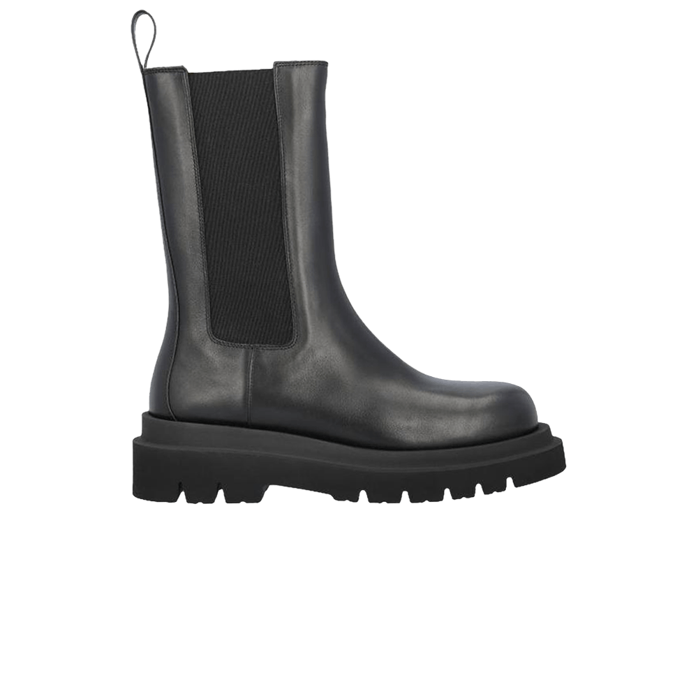 ■BOTTEGA VENETA■ lug boots black 592045VIFH01000 Bottega Veneta® Women's Lug Chelsea Boot in Black. Shop