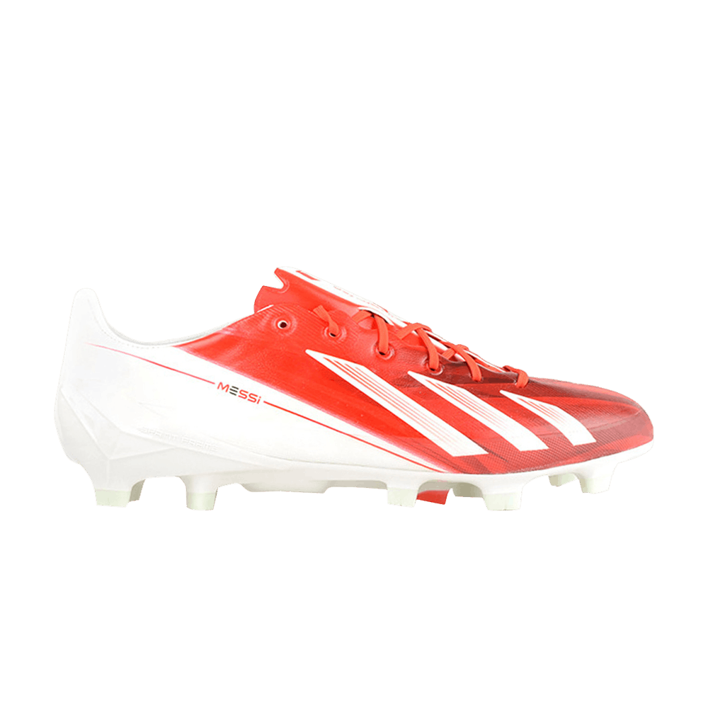 Buy Messi Adizero F50 TRX FG 'White Red' - G65311 | GOAT