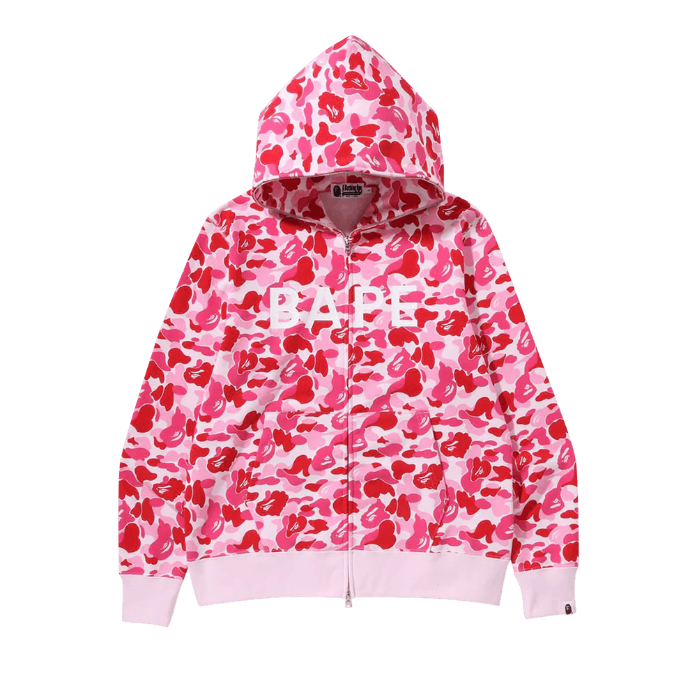 Buy BAPE ABC Camo Full Zip Hoodie Pink 1I30 115 022 PINK GOAT CA