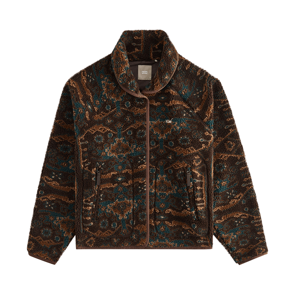 Kith Women Grayson Jacquard Sherpa Jacket 'Incognito' | GOAT