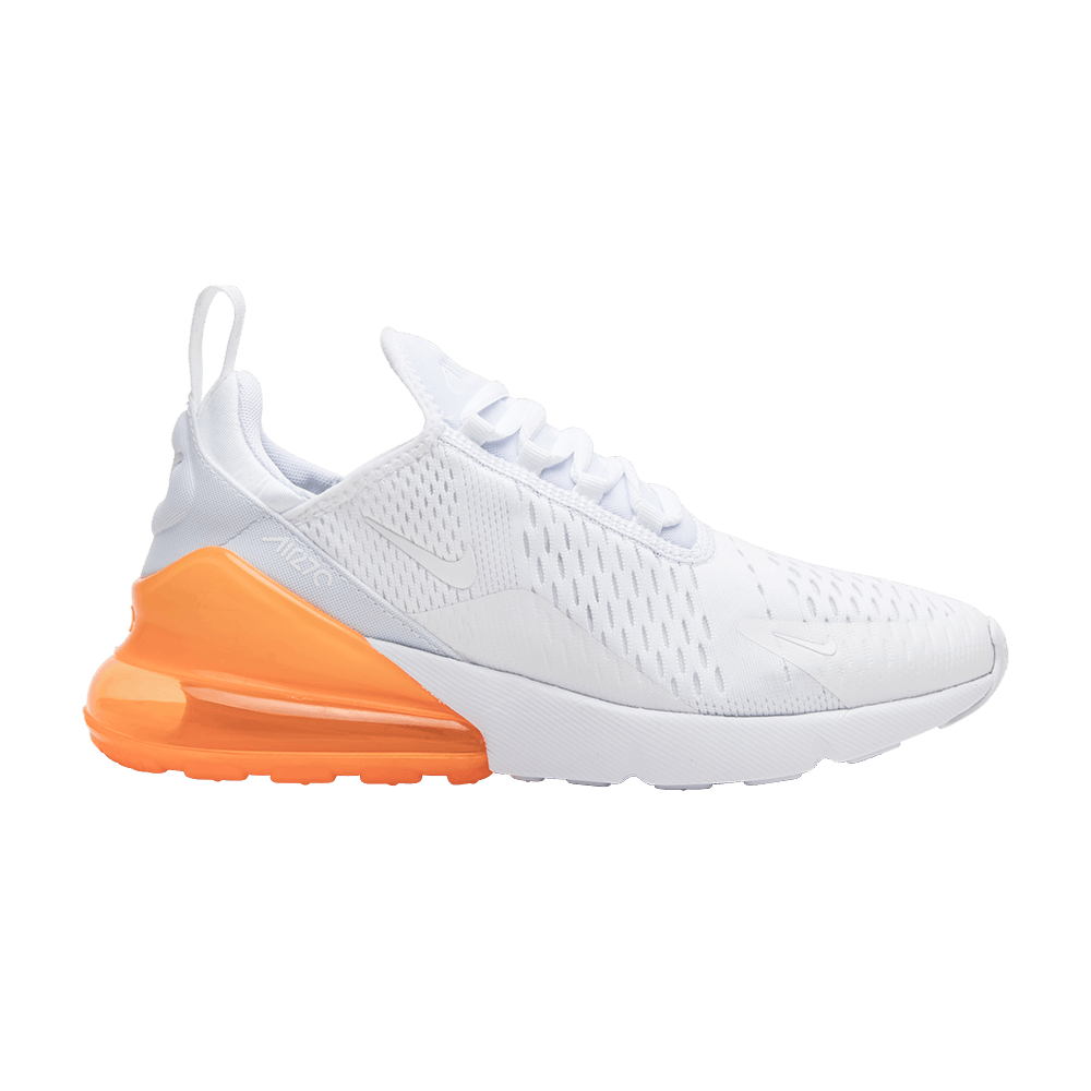 Buy Air Max 270 White Total Orange AH8050 102 GOAT
