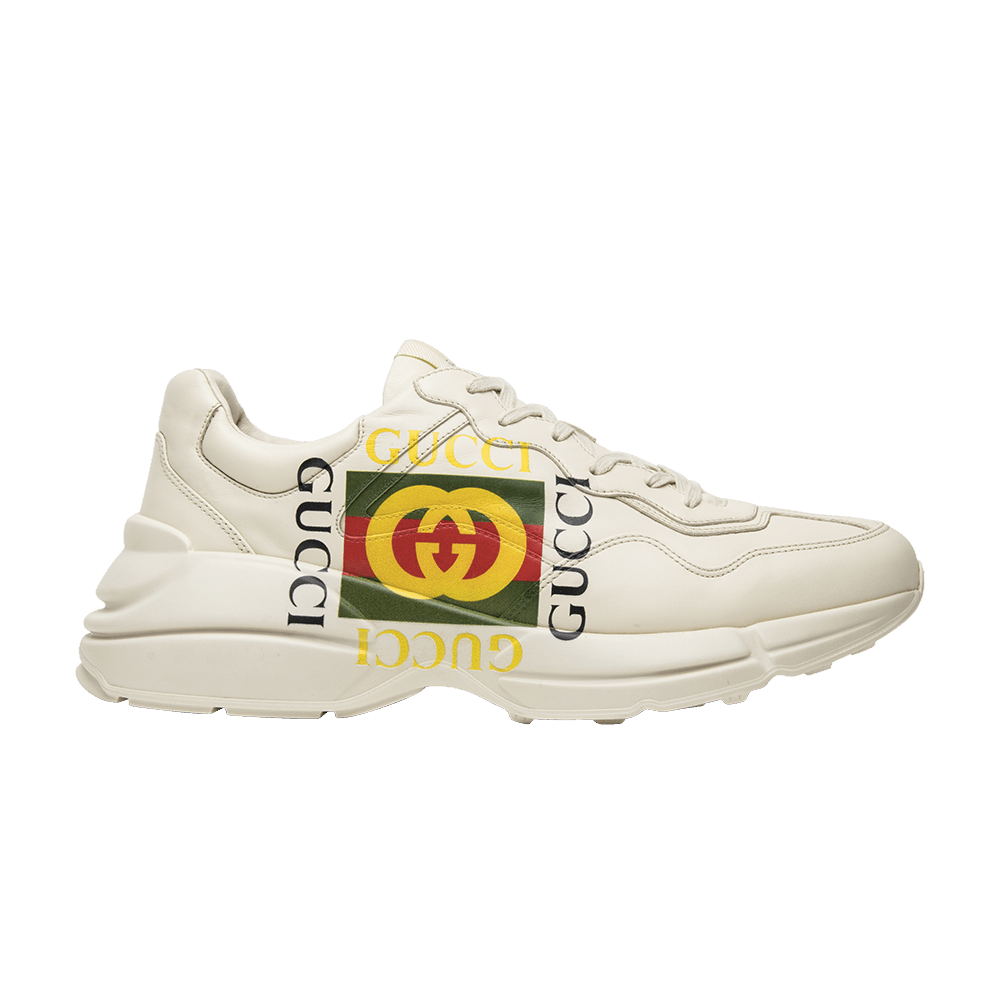 Buy Gucci Rhython Leather Sneaker 'Square Logo' - 00878