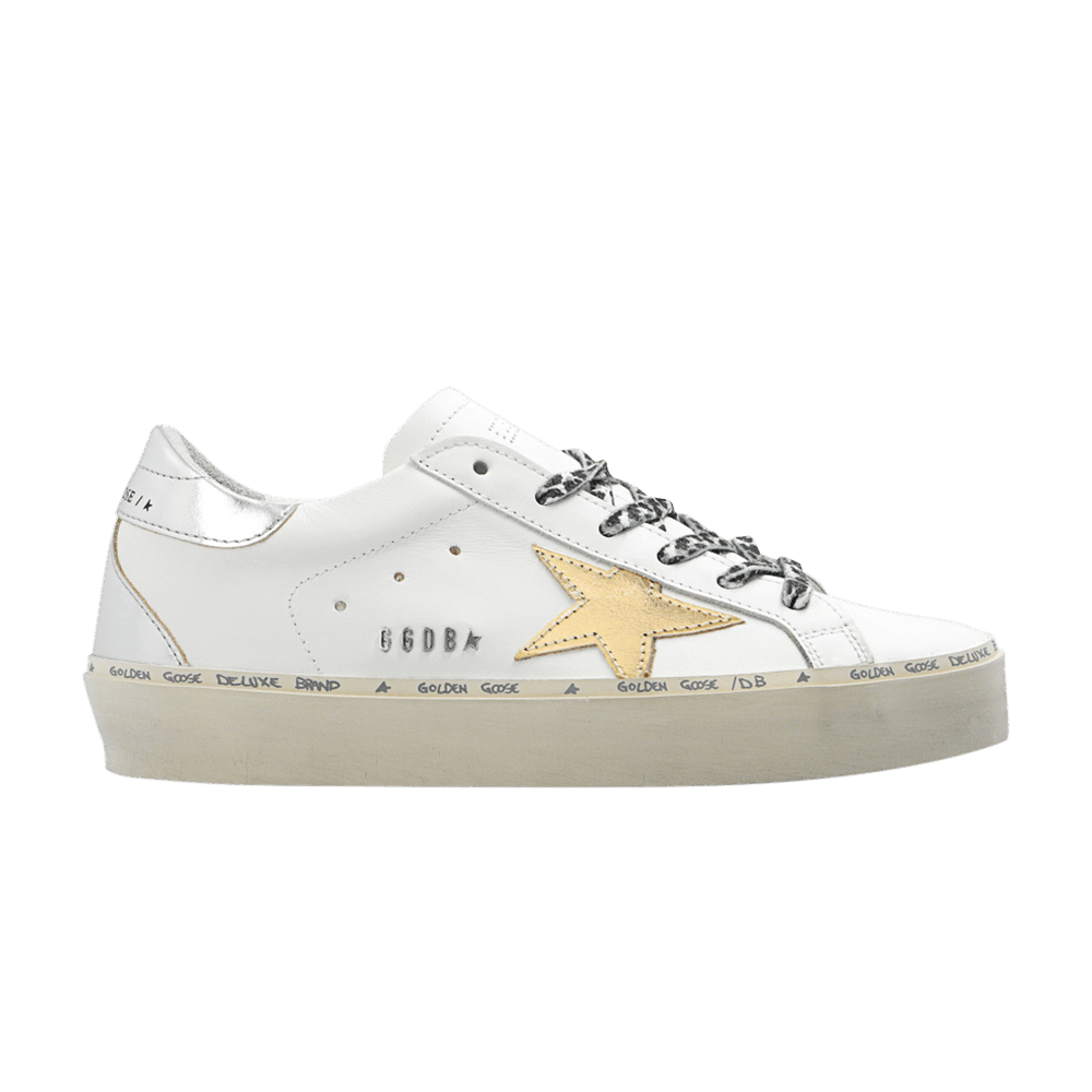 Buy Golden Goose Wmns Hi Star 'White Gold Silver' - GWF00119