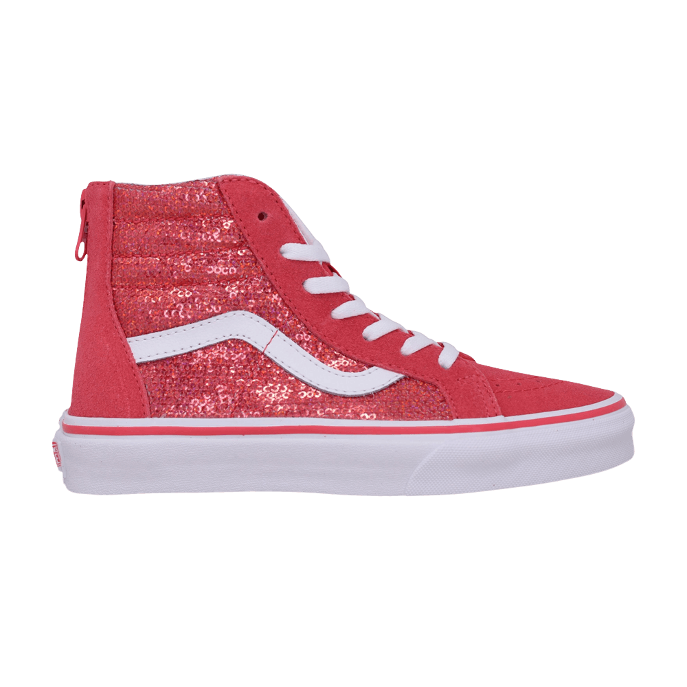 Buy Sk8-Hi Zip Kids 'Micro Sequins Paradise' VN000W9W8C8 GOAT