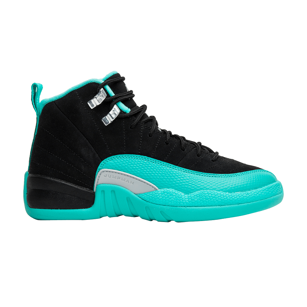 black and turquoise jordans 12