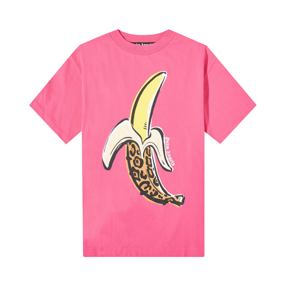 大人気★Palm Angels★Leopard Banana Classic T-Shirt 半袖 夏 Palm Angels Leopard Banana Classic T-Shirt (Black) – The