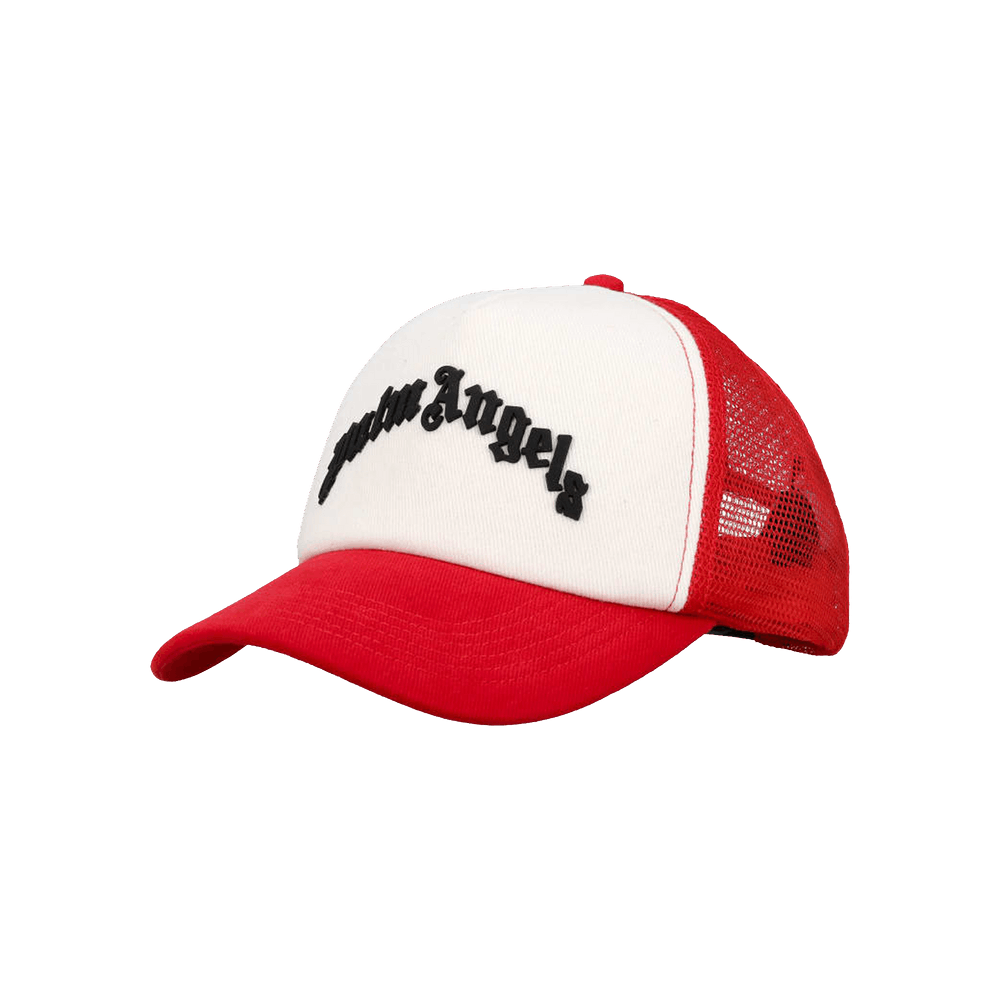 激安商品 Curved Angels Palm Buy Logo 'Red/Black Cap Mesh 帽子