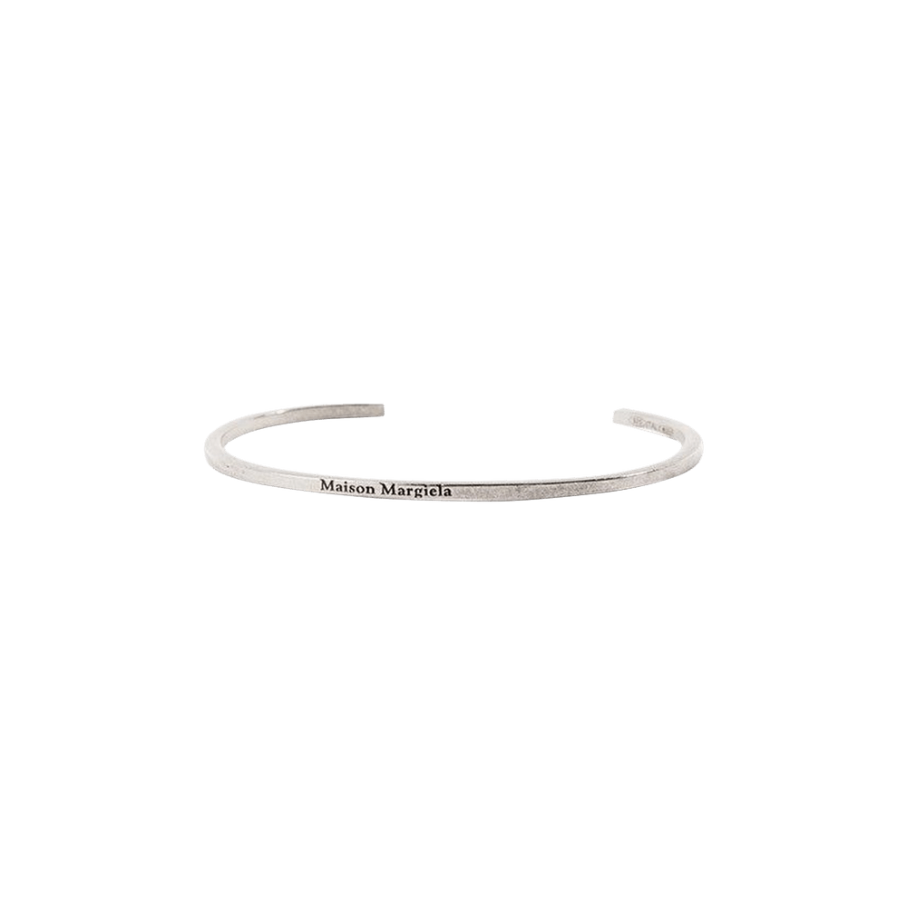 Buy Maison Margiela Logo Bracelet 'Silver' - SM1UY0050