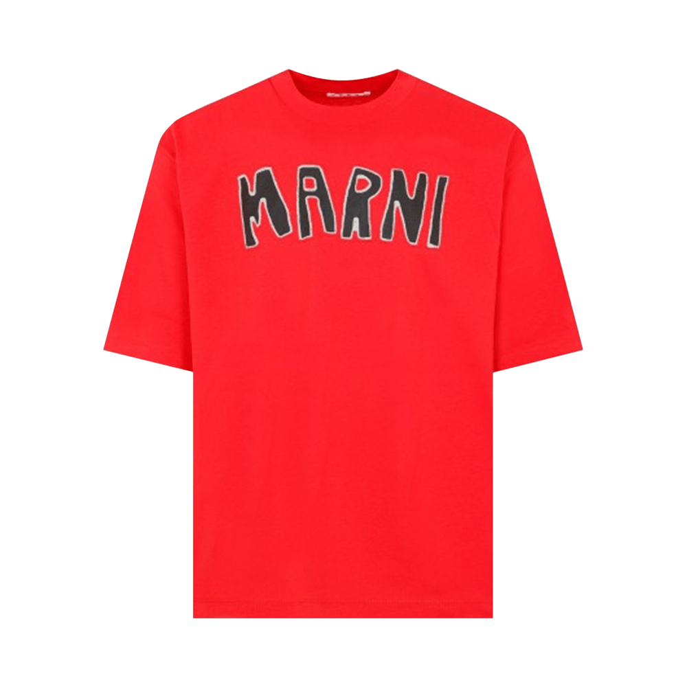 Tシャツ・カットソー MARNI Men T Shirts HUMU0287X0UTC40600R63 Red Marni T-Shirt - Red - Men | HUMU0287X0UTC40600R63 | thebs.com