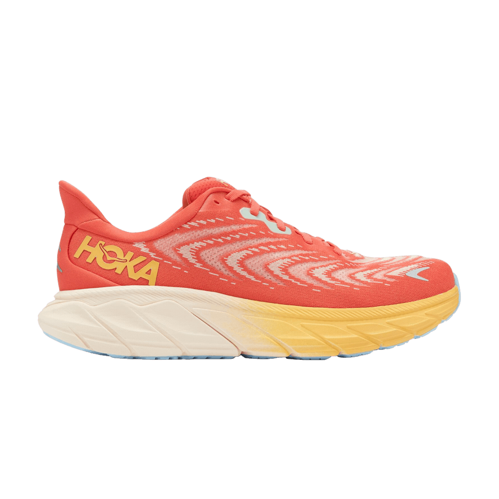 Hoka Arahi 6 Fiesta Amber Yellow