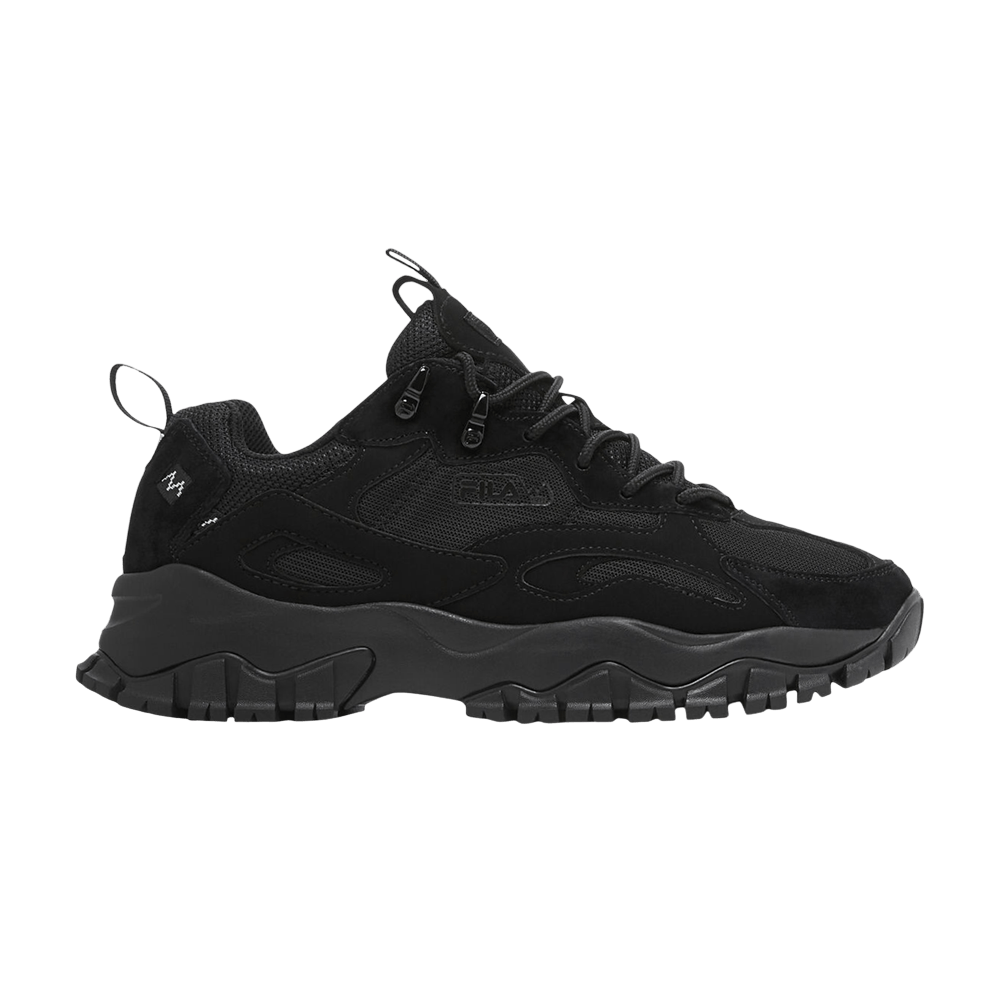 Black fila ray hotsell