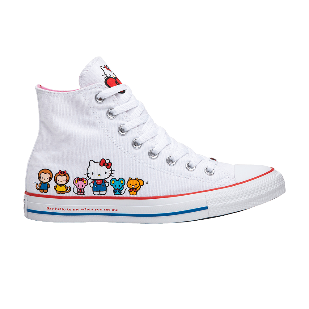 Buy Hello Kitty x Chuck All Star Canvas Hi 'White' - - | GOAT