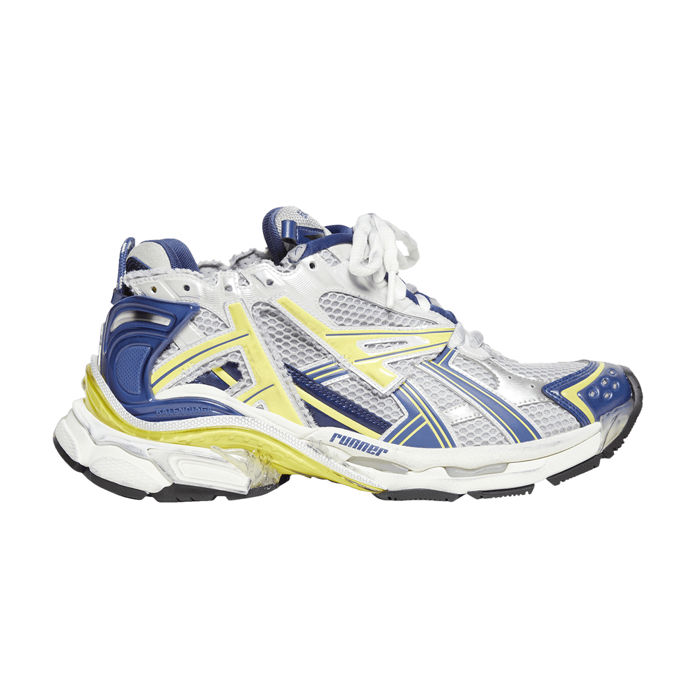 Balenciaga Runner Sneaker White Blue Yellow