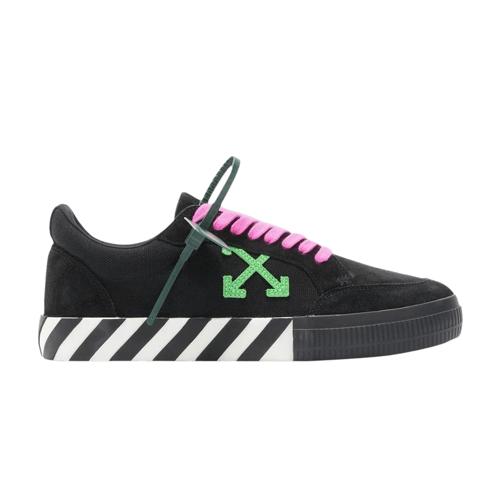 Off white vulc top low black purple