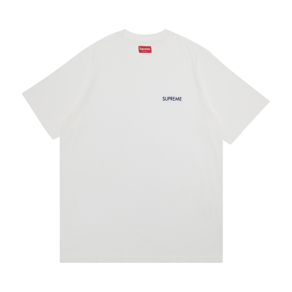 Buy Supreme Washed Capital Short-Sleeve Top 'White