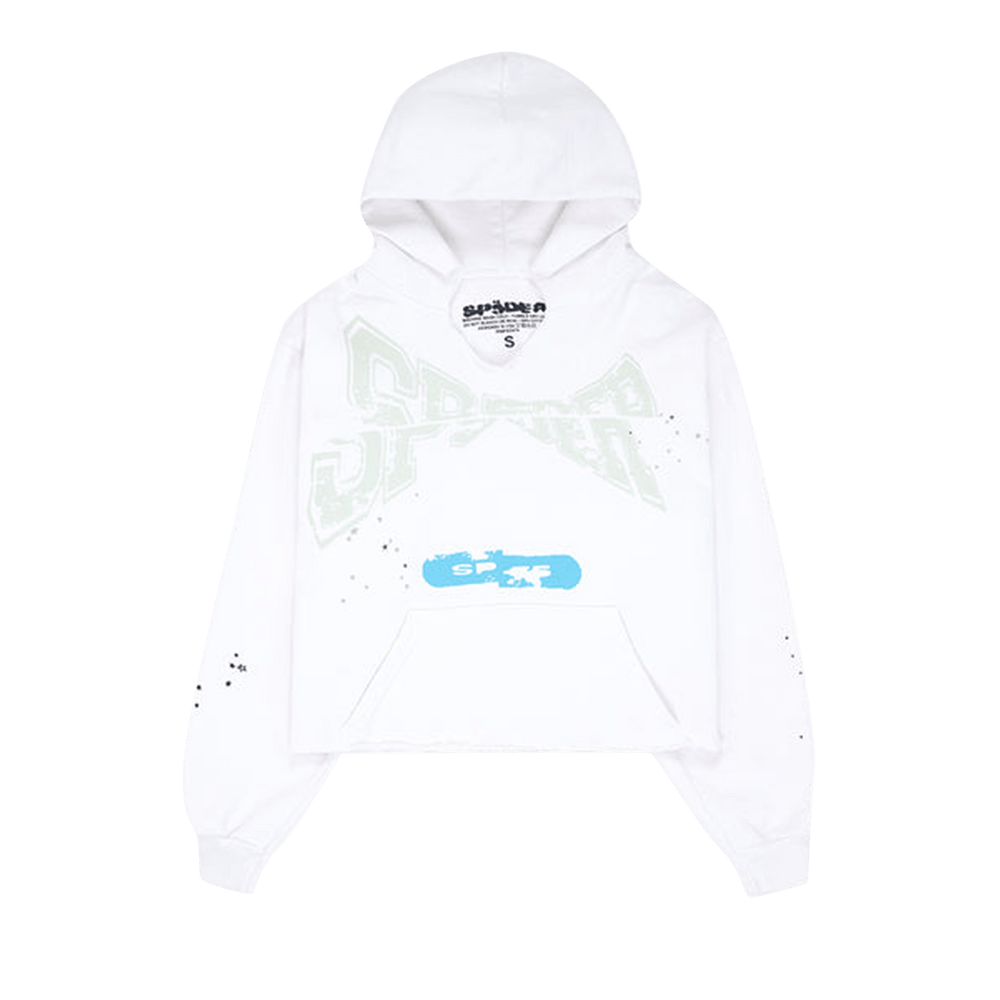 Buy Sp5der Cropped Hoodie 'Eggshell' - SP5 TFC WH | GOAT Buy Sp5der Cropped Hoodie 'Eggshell' - SP5 TFC WH | GOAT